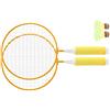 Eleage Set di Racchette da Badminton per Bambini con Impugnatura Comoda e Impugnatura Morbida per Bambini Che Praticano Sport - Include 2 Racchette e 2 Palline (Rosa)