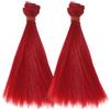 FOLODA 2 pezzi multiuso in fibra sintetica materiali per legare mosche con eccellente resistenza per filanti d'acqua salata mosca facile da usare lunga fibra sintetica pesca Streamer