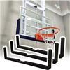 Generic Imbottitura per tabellone da basket, cuscino per tabelloni in legno, acrilico o vetro, protezione paraurti in EVA per palestra, campus, garage, sicurezza interna ed esterna