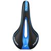Jzhen Bicicletta Sellino,Sella della Bici in Gel Adatto per Mountain Bike da Corsa(Blu)