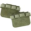 Generic Guanti da allenamento in pelle per sollevamento pesi, protezione per il palmo, unisex, per fitness, sport, ginnastica, trazioni, sollevamento pesi (guanti verdi)