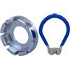 JRSHIRLEYLTD Chiave a raggi per bicicletta, chiave raggi bici, strumento per raggi, 6 misure, 10-15 gaug, 1 chiave blu, per riparazioni di biciclette, raggi di bicicletta