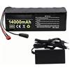 GAOZITAIGZ Batteria Per Bicicletta Elettrica 48V 14Ah, Batteria Impermeabile Per E-Bike Con Caricabatterie, Pacco Batteria Al Litio Per Bicicletta Elettrica, Scooter Elettrico E Go-Kart (48V 14AH),XT60+DC