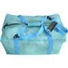 Glewi Borsa a rete per immersioni subacquee, ad asciugatura rapida per pinne per regolatore di BCD, organizer leggero per attrezzi con base in plastica per snorkeling sport acquatici (blu)