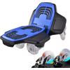 Gvblkq Skateboard Split Skateboard, pedana portatile, ruote in poliuretano ad