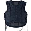 Folpus Gilet Equestre per Cavalieri Chiusura con Cerniera Laterali E Imbottitura Segmentata Materiale Traspirante E Antiurto Adatto a Bambini E Adulti Sessioni di Equitazione E Giochi, Blu, XL