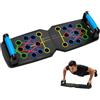 MAGIC SELECT Tavola per Flessioni Multifunzione Push Up Board con Maniglie Ergonomiche, Guida a Colori per Pettorali, Spalle, Bicipiti, Addominali e Schiena, Allenamento Fitness a Casa