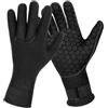 Generisch Guanti in neoprene, antiscivolo, regolabili, multiuso, 3 mm, per sport acquatici, per kayak, canoa, pesca, sci, nuoto, vela
