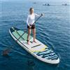 Ordellia Apex - Tavola da SUP con sedile 2 in 1, gonfiabile, 366 x 81 x 15 cm, blu, in PVC, con pompa, pinna, guinzaglio e borsa per il trasporto, per mare, fiume, spiaggia, tempo libero