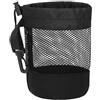 Glewi Borsa a rete per palline da golf, per mazze da golf, accessori da viaggio, in nylon, per pratica della gamma, 16,5 x 14 cm (blu navy)