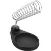 HONITANO Base Pirografia per e Hobbisti per Elettricisti Saldatura in Supporto Ferro Nero, Portatile Leggero Tavolo Rotonda Elegante Saldatore