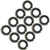 Beavorty Anelli di Ritegno per Chiave a Percussione Kit 12 Pezzi 125 MM in Gomma o-Ring e Fermo per Mandrino Utensili Elettrici e Pneumatici per Uso Industriale