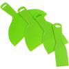 WOONEKY Raschietti in Plastica Verde 4 Pezzi per Rimozione di Olio e Polvere Spatola Multiuso per Decorare Stanze e Pulizia Pavimenti