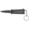 MARTINEZ ALBAINOX COLTELLO MINI BUTTERFLY NERO PORTACHIAVI LAMA DA 4CM