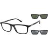 Emporio Armani Occhiali da Vista Emporio Armani EA 4160 (50421W)+ Clip on
