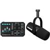 TC-Helicon TC Helicon GoXLR Rivoluzionaria piattaforma di trasmissione online con mixer a 4 canali & Shure MV7X XLR Podcast Microfono per podcasting, registrazione, streaming dal vivo e giochi