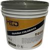 MED BUILDING SOLUTIONS MED GUAINA LIQUIDA IMPERMEABILIZZANTE TERRAZZI MONOCOMPONENTE COLORATA PEDONABILE ALL'ACQUA (KG 5, GRIGIO)