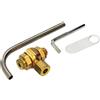 Oventrop, Rubinetto di prelievo Aquastrom P prova alla fiamma, ghisa rossa/inox, DN8, 1/4 - 4209102