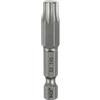 QUARKZMAN T45 Punte Cacciaviti Torx 2 (50mm) L Set Precisione | Gambo Esagonale 1/4, Magnetiche, Senza Foro, Antimanomissione, a Stella a 6 Punte, in Acciaio S2, per Uso Industriale