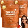 BNOYONERAS Tanning Gummies For Women, 2026 Abbronzatura Rapida Senza Sole, Astaxantina, Miscela di Beta-Carotene e Licopene, Luminosità e Idratazione Della Pelle per un Bagliore Naturale, 60 PC，3