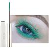 HADAVAKA 2PCS Mascara Waterproof Primer per Ciglia, Mascara Voluminoso Extra Lungo in Fibra Colorata, Incantevole a Lunga Durata, Volume, Allungamento e Senza Sbavature (06# Emerald)