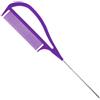 YIXANNX Pettine per lo styling dei capelli, strumento per cotonare creato con precisione per parrucchieri che migliorano le tecniche di styling con facilità. Cotonatura con, Viola, 26.3x5.5 cm