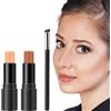 Rieoany Contouring Viso Stick Bronzer Essenza Illuminante Pennello Highlighter Makeup in Crema