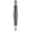 Exburanty Contouring and Highlight Stick, Dual-Ended Contour Stick, Creamy, Tonalità: Universal