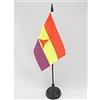 AZ FLAG Bandiera Da Tavolo Repubblica Spagnola Brigate Internazionali 15X10Cm - Piccola Bandierina Spagna Repubblicana 10 X 15 Cm
