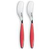 Guzzini Spalmino Burro Feeling, Rosso Chiaro, 16 cm (Confezione da 2)