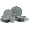 CreaTable, 33067 Serie Sofia - Set di Stoviglie Piatti, Servizi di Piatti, 8 pezzi