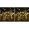 BEPER P207ILO104 Lampada solare da esterno, luce solare con 6 sfere LED, lucciole da giardino, lampada solare da giardino, luce con picchetto per vialetti e aiuole (Confezione da 2)