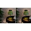 M mimotec - Lampada solare LED da tavolo Green Hearth, luce calda 2500K, dimmerabile, resistente all'acqua IP44, batteria integrata, ideale per terrazza e giardino. (Confezione da 2)