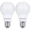 BLAUPUNKT Lampadina LED Classica A60, lampada, E27, 12W, sostituisce da 100W, Bianco freddo 6000K, luce fredda, non dimmerabile, 1260 lumen, ambienti, interno esterno, 1 pezzo (confezione da 2)