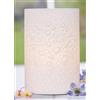 GILDE Lampada da tavolo in porcellana bianca, altezza 28 cm, elegante illuminazione per soggiorno, camera da letto, decorazione