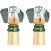 VB VIN BOUQUET FID 1539 - Apriscatole per champagne e cava, cromato, presa sicura e apertura senza sforzo, design compatto e resistente (Confezione da 2)