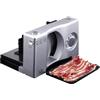 Jata CF301 - Affettatrice Elettrico Multiuso, 100 W, 30 V, Area di taglio in Acciaio Inox, Grigio/Nero