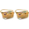 Snips Aroma Keeper Rettangolare 4 LT, Contenitore per cibi, Cestello rimovibile interno, Chiusura Salvafreschezza, Colore Senape, 28,5 x 20,5 x 11 cm, Made in Italy, 4 L (Confezione da 2)
