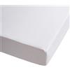 Sancarlos San Carlos Combicolor - Lenzuolo con Angoli per Letto Matrimoniale 190x80x1 cm Bianco