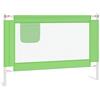 vidaXL Sponda Letto di Sicurezza per Bambini Verde 100x25cm in Tessuto