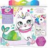 Crayola Creations, Album da Colorare Unicorni Sticker & Numeri, attività Creativa e Regalo per Bambine, età 8+, Multicolore, único, 04-6229