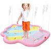 Generico Vasca con Spruzzatore per Bambini - Tappeto Con Schizzi D'Acqua E Piscina Gonfiabile - Attività Estiva Pieghevole Per Esterni Da Giardino E Campeggio