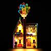 GEAMENT Set di Luci LED Compatibile Con LEGO Casa di Up (Up House) - Kit Di Illuminazione per Disney 43217 Modello da Costruire (Modello di mattoncini non incluso)