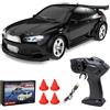 Meiurlex 1:64 Mini RC Drift Car, auto radiocomandata da 2,4 GHz, 4 WD, con faro LED, auto giocattolo, desktop RC per adulti
