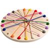 AUYXSSZ Giocattolo educativo con corda da slegare, gioco per famiglie, potenzia le capacità cognitive e la destrezza, promuove la comunicazione tra i membri, Girare, 22.3x22.3x1.3 cm