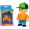 Bandai - Stumble Guys - Mr Stumble - Statuetta 11 cm con adesivi - Personaggio articolato - Statuetta videogioco Stumble Guys - PMS6010A