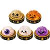 Rilltea Halloween Dumpling S_quishes,Squishy Ravioli Giganti Antistress con Glitter, Gigante Glitter Squishys Ravioli,Morbido per Ufficio/Scuola, Regalo per Adolescenti e Adulti