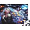 5M3D7C8V Strega Magica Cielo Notturno Puzzle 1000 Pezzi Carta per Adulti Scena Celeste Gioco di Puzzle 1000 Pezzi Relax Decorazione Regalo Famiglia 70x50cm/1000pcs