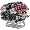 Brickaro Modello di motore V8, MAD RC 3D stampa resina simulazione dinamica motore V8 motore a combustione interna modello fai da te per AX90104 SCX10Ⅱ Capra VS4-10 Pro/Ultra Model Car, versione KIT