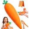 OKESYO Carota Squishy XXL, Fruits Squishy grande, giocattolo gigante per adulti, antistress, relax